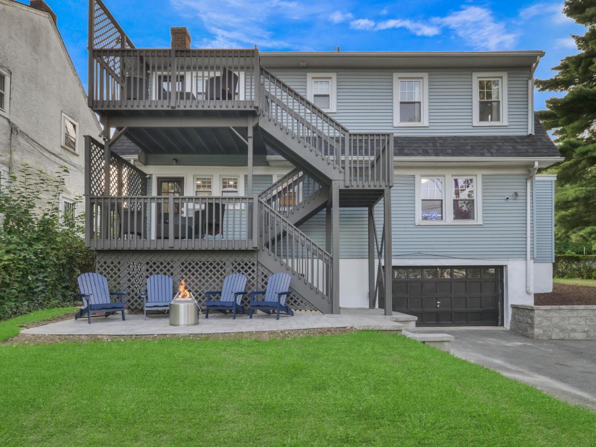Deck View Of Hudson River & Mt Beacon / Boho Suite Newburgh Exterior foto